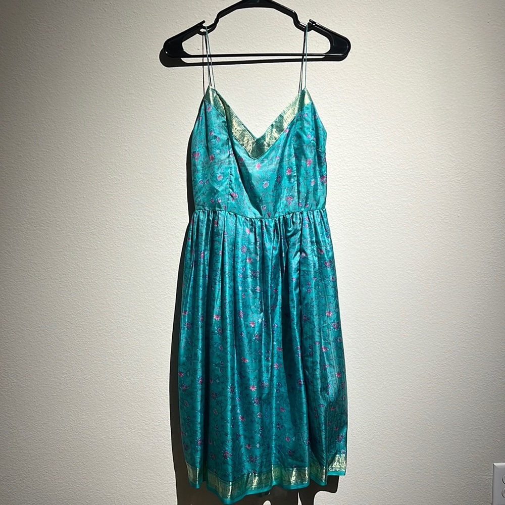 TRACY FEITH, Midi Silk Dress, Size 1